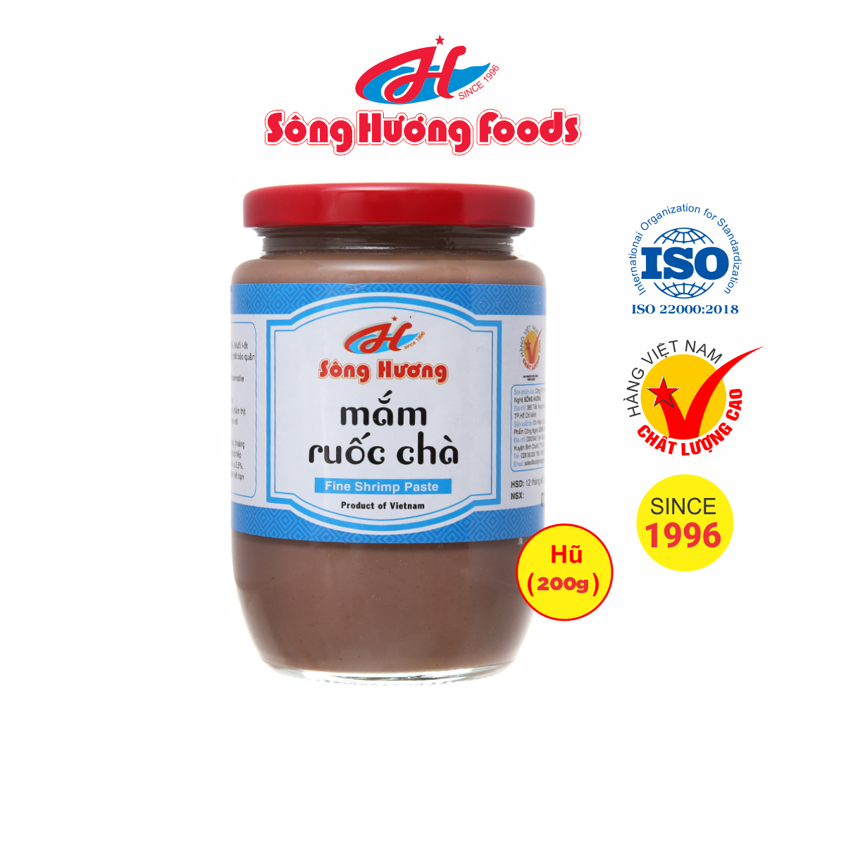 Mắm Ruốc Chà Sông Hương Foods Hũ 200g