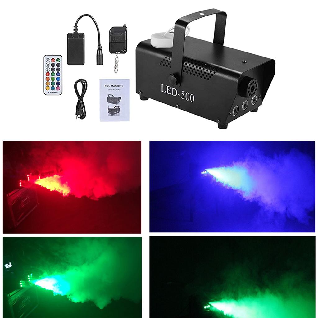 500w Fog Machine Smoke Machine Portable W/Remote Control Thick Fog Effect