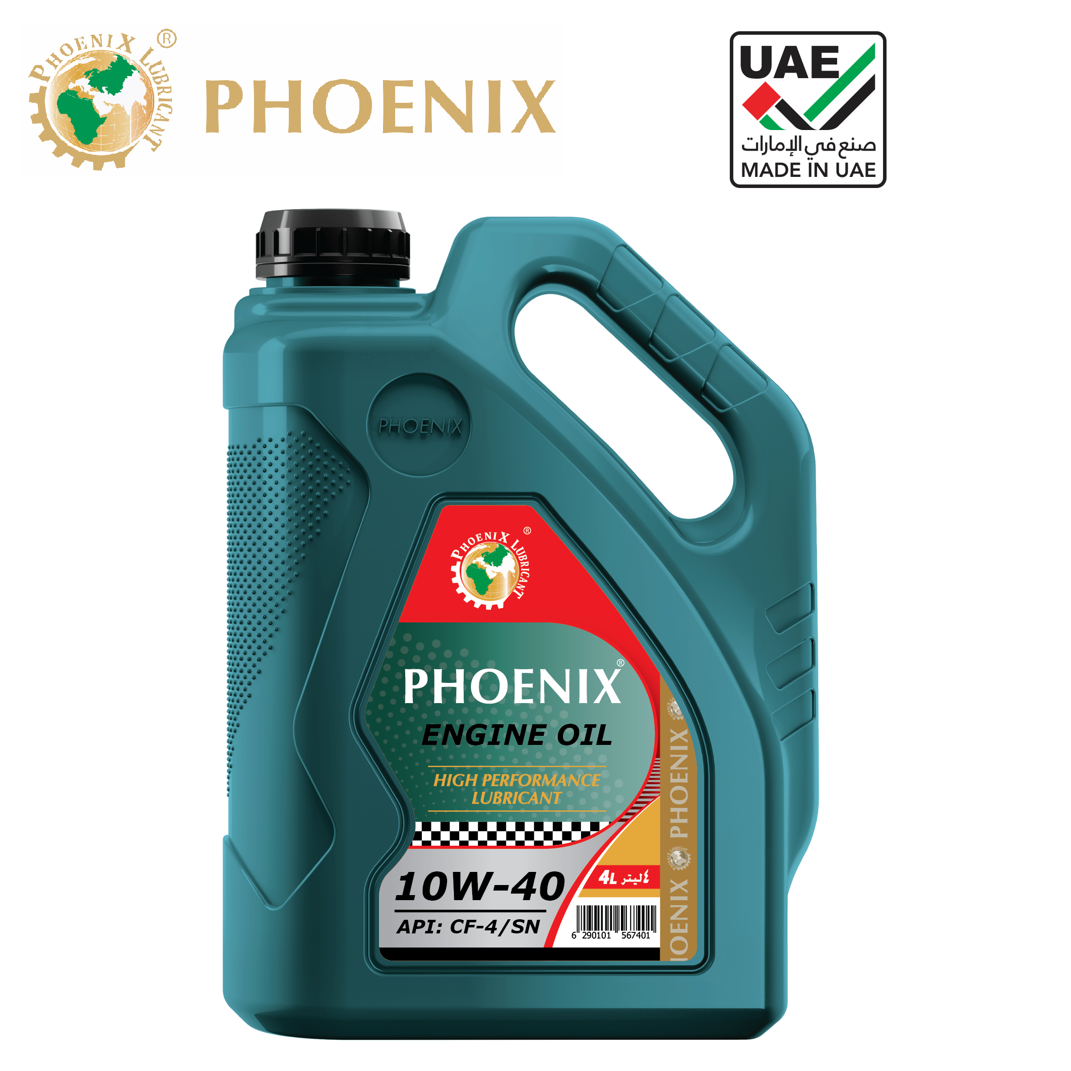 Dầu nhớt động cơ Phoenix  10W40 CF-4/SN (6 x 4L). Made in UAE