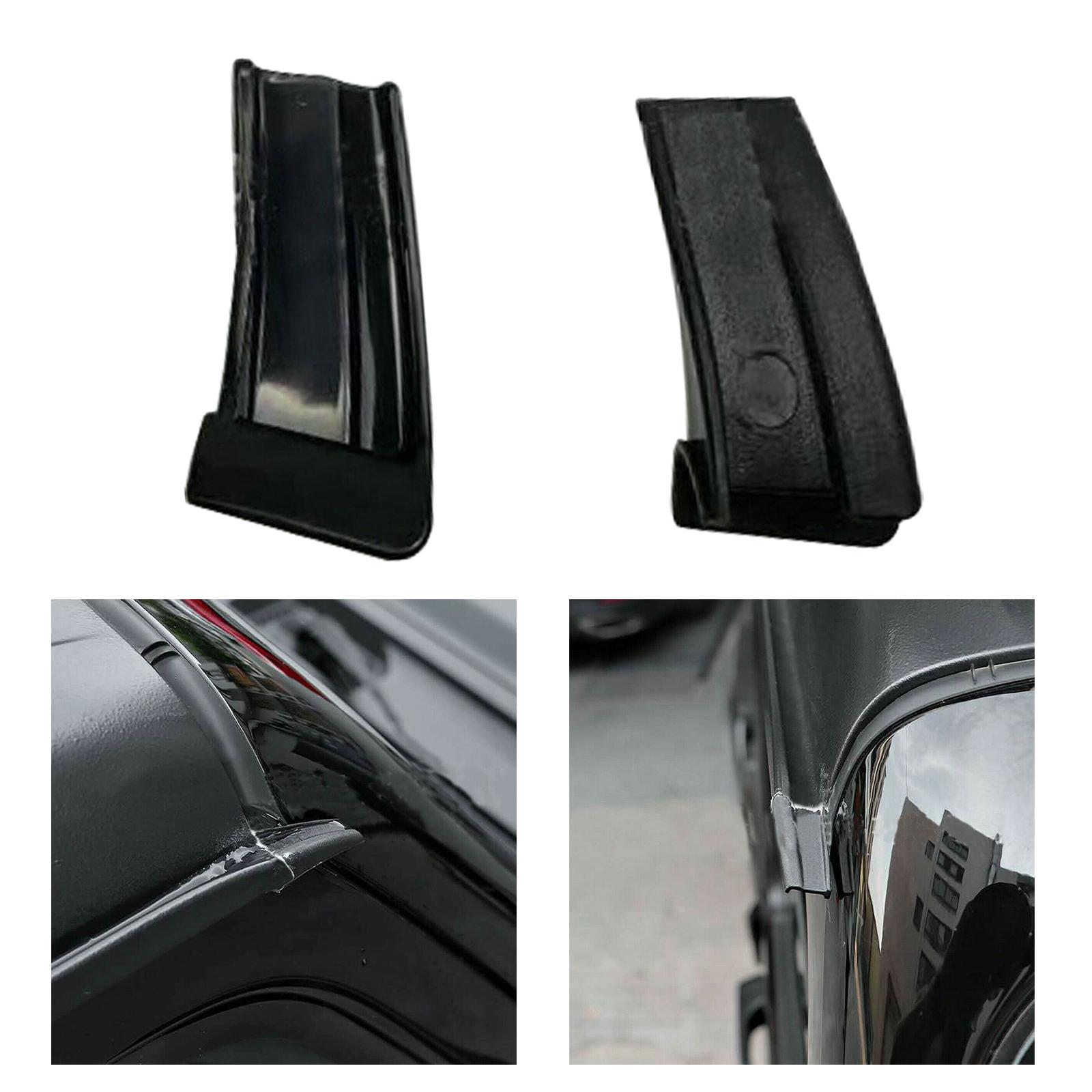 1 Pair Rain Gutter Extension For Jeep Wrangler JL 2018-2021 Spare Parts