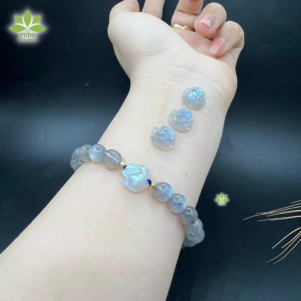 Vòng Tay Nữ Đẹp - Vòng Phong Thủy Mệnh Thủy, Mộc TUDO VCVXC AU10K Charm Hồ Ly B29K670