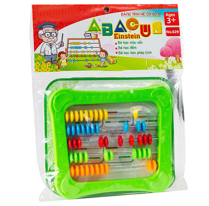 Bé Học Toán Bàn Tính Abacus Antona Hệ Số 10 No.029