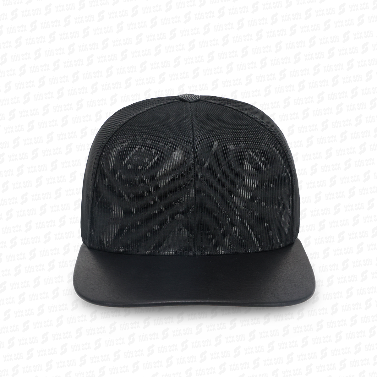 Mũ snapback hiphop NÓN SƠN hoa văn ngẫu nhiên MC210AK-ĐN4HV