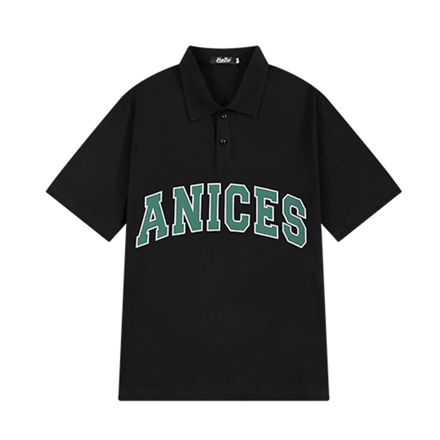 Áo thun Polo Anices PHONG BOUTIQUE phông tay lỡ nam nữ form rộng Local Brand