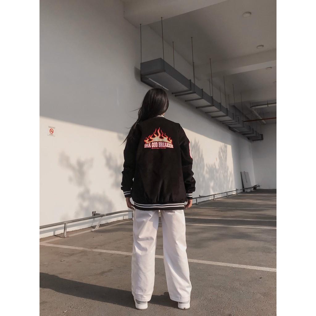 Áo Khoác BLACK INFERNO VARSITY JACKET