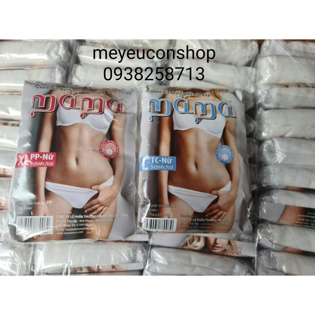 Quần lót PP/ COTTON MAMA dùng 1 lần tiện lợi cho mẹ đi sinh hoặc đi du lịch