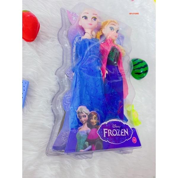 ️Hộp Bộ 2 Búp Bê Công Chúa Elsa, Anna Frozen Có 11 Khớp Nối Siêu Xinh Xắn Đồ Chơi Bé Gái