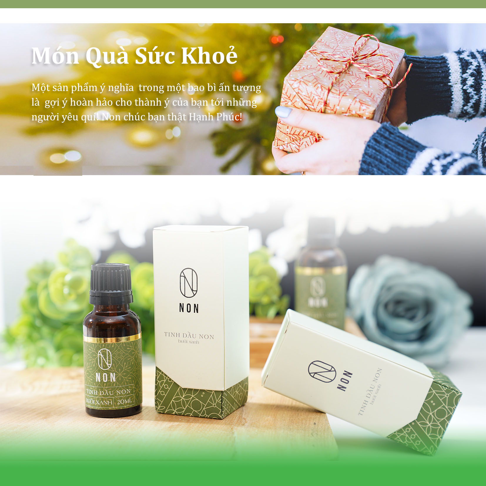 Combo Tinh Dầu Non Bưởi Và Oải Hương 100% Organic Chuẩn Hữu Cơ Hoa Kỳ | Tặng Đèn Xông Nghệ Thuật - Hàng Chính Hãng