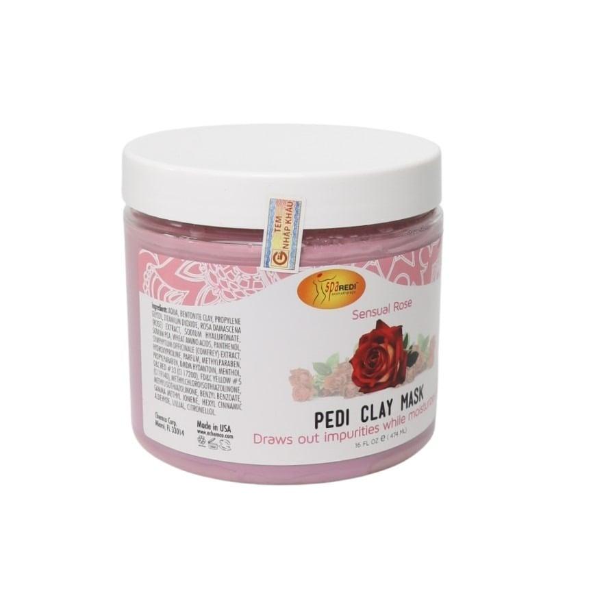 Măt nạ đất sét Pedi Clay Mask mùi Hoa Hồng 474 ml