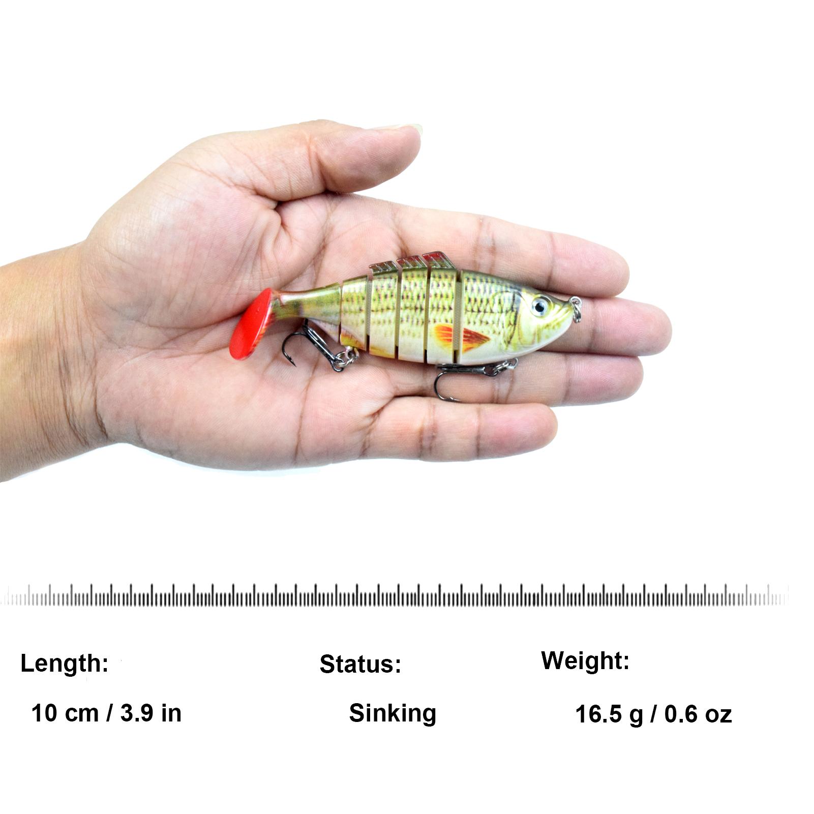 Mồi câu cá 3.9in/0.6 oz với lưỡi câu Treble