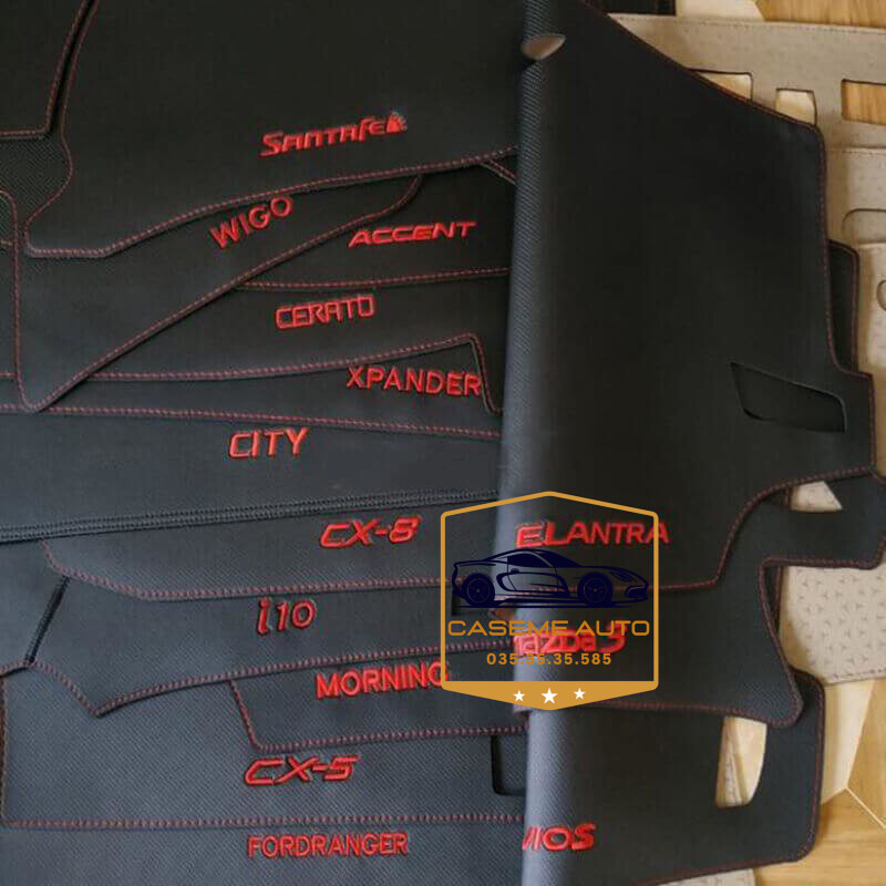 [HONDA] Thảm Taplo 3 Lớp Dành Cho Các Xe Hãng HONDA, Da Vân Carbon Cao Cấp - Hàng Chính Hãng