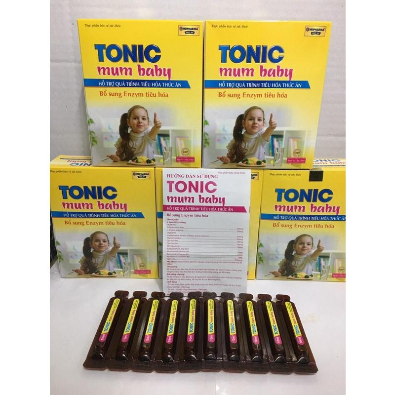 Siro ăn ngon Tonic Mum Baby Hỗ Trợ Tiêu Hóa, Tăng Cường Đề Kháng - Hộp 4 vỉ x 5 ống