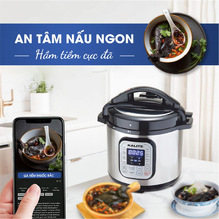 Nồi áp suất điện đa năng Kalite KL636 6L