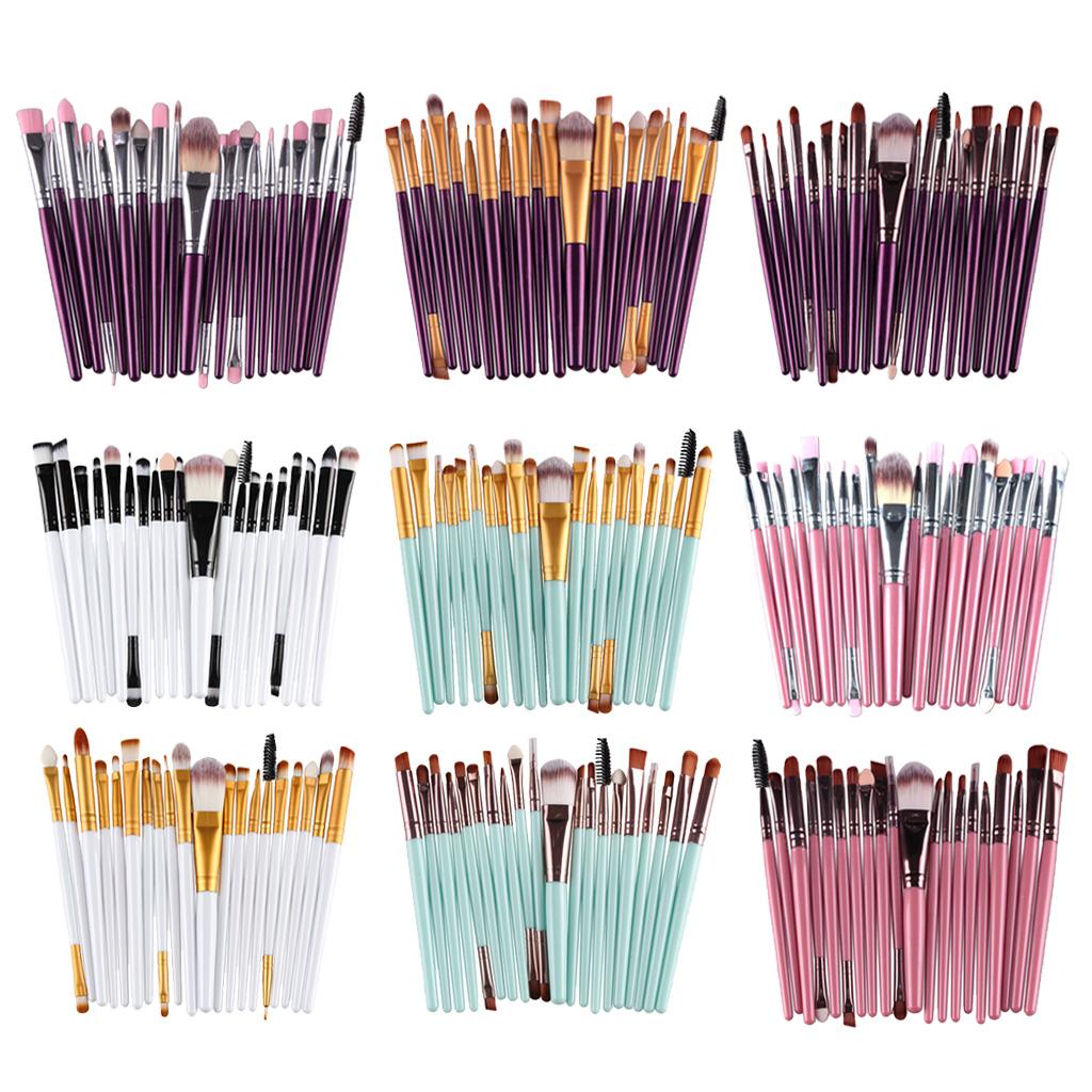 20 Pcs/Set Professional Make Up Brush Set Beauty Cosmetic Tool