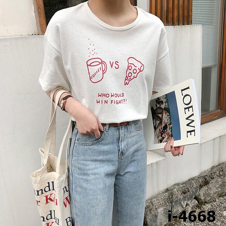 Áo thun họa tiết cực xinh - I4668