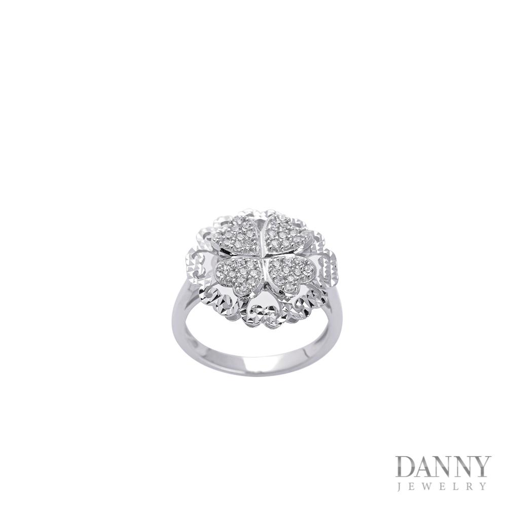 Nhẫn Nữ Bạc 925 Danny Jewelry Xi Bạch Kim Đính Đá CZ KI4GZ025