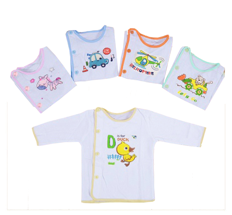 COMBO 5 ÁO SƠ SINH CAO CẤP CHO BÉ