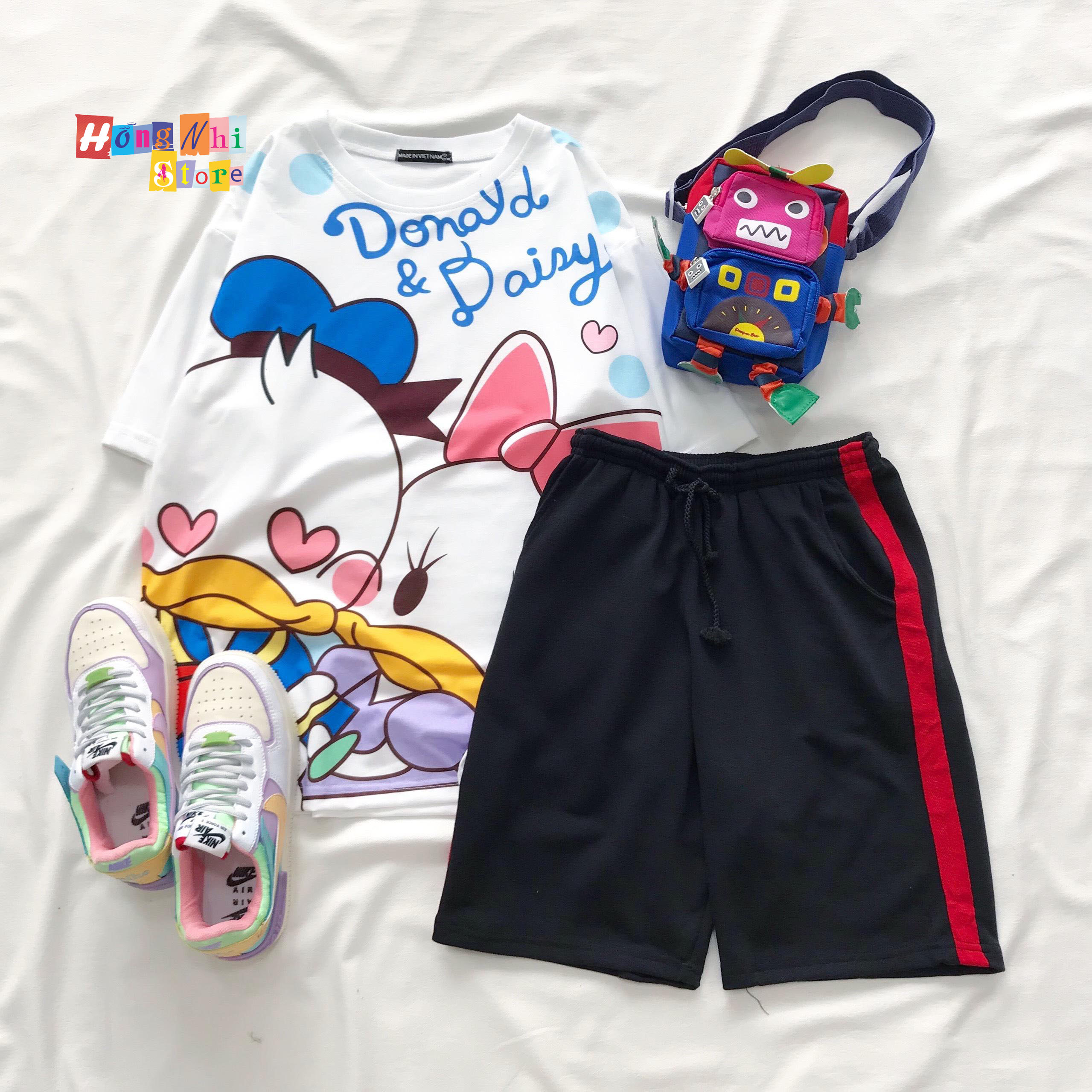 Quần Short Thun 1 Line Sọc Đỏ Unisex - MM