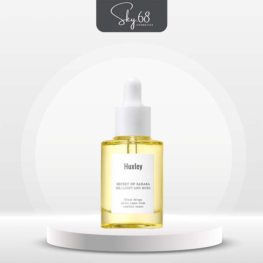 Tinh Chất Dưỡng Ẩm, Làm Sáng, Chống Lão Hóa Huxley Oil; Light And More 30ml