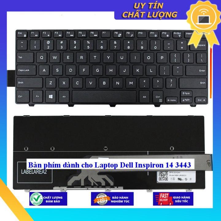 Bàn phím dùng cho Laptop Dell Inspiron 14 3443 - Hàng Nhập Khẩu New Seal