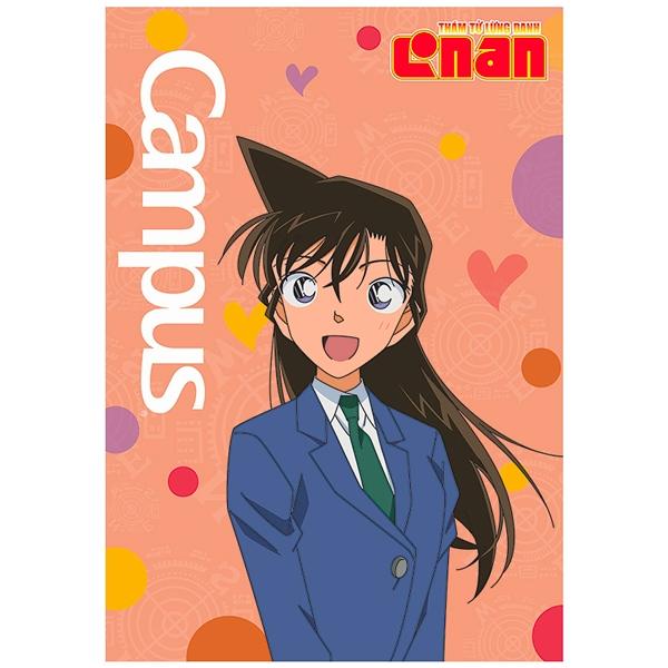 Vở Conan Lovely Couple - B5 Kẻ Ngang Có Chấm 200 Trang ĐL 58-65g/m2 - Campus NB-BCLC200