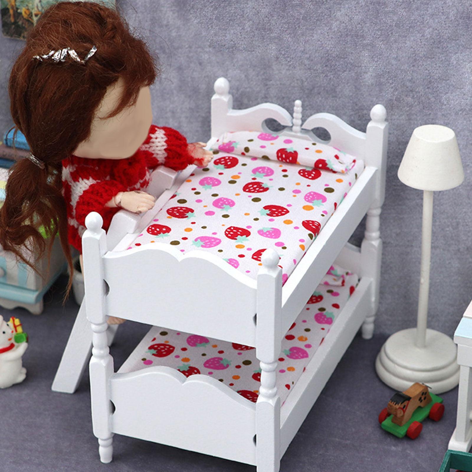 Wooden 1/12 Dollhouse Miniature   Room Furniture Kit Decor 8pcs