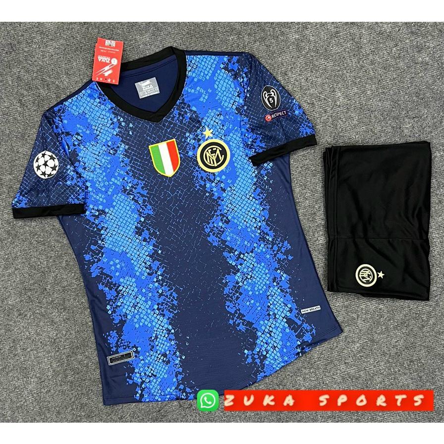 Bộ quần áo bóng đá câu lạc bộ Inter Milan 2021 CLB giải Serie A