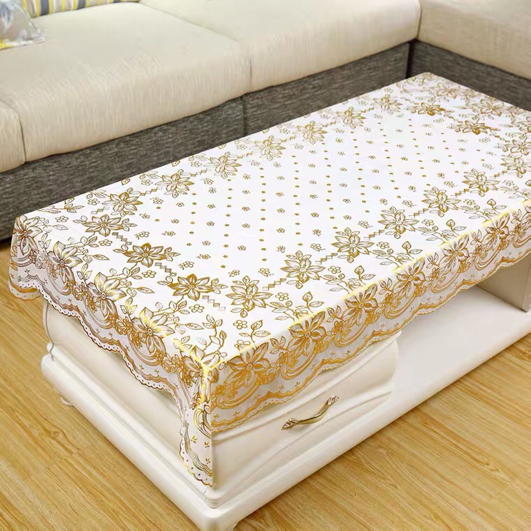 Khăn trải bàn 3D in nổi 90*150cm sang trọng, bền đẹp, ít nhàu không sờn, không phai màu, không thấm nước, chống thấm dầu mỡ, dễ lau chùi