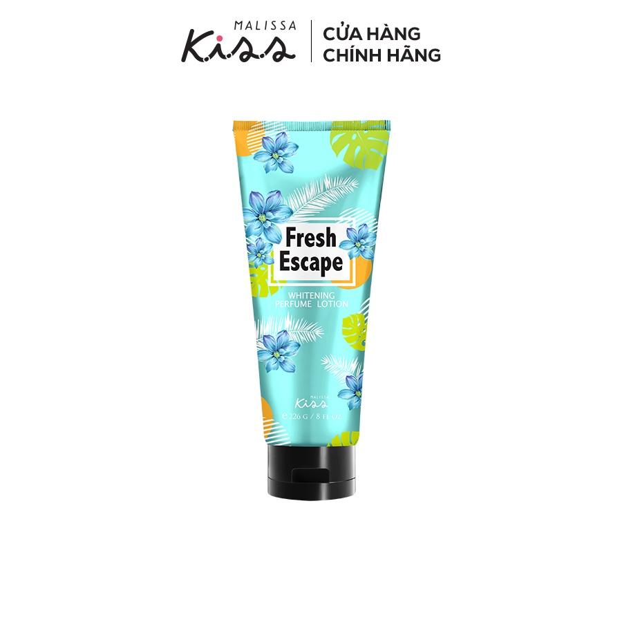 Sữa Dưỡng Trắng Da Toàn Thân Hương Nước Hoa Malissa Kiss - Hương Fresh Escape 226g