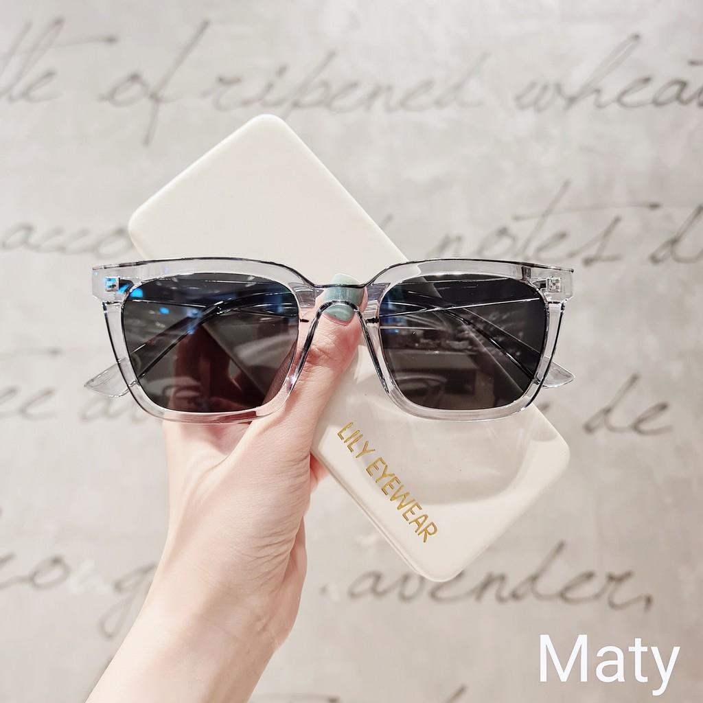 Kính mát nam nữ LILYEYEWEAR mắt vuông chống UV400 nhựa cao cấp thời trang BST Hè Maty