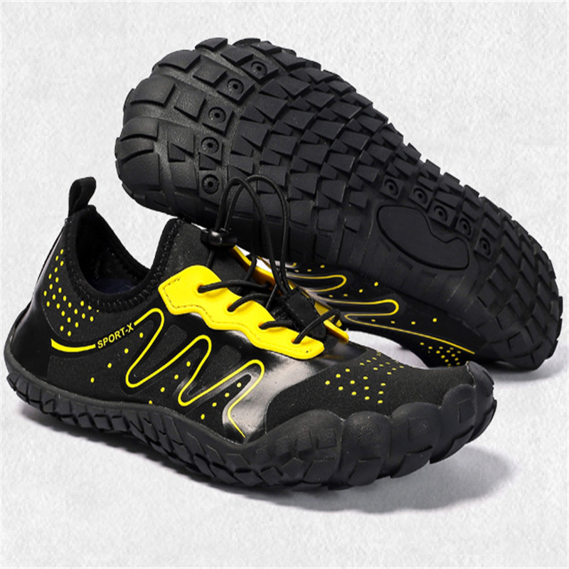 New Five Finger Upstream Shoes Couple Beach Shoes Non-slip Diving Swimming Shoes Speed Interference Water Shoes Barefoot Patch Shoes