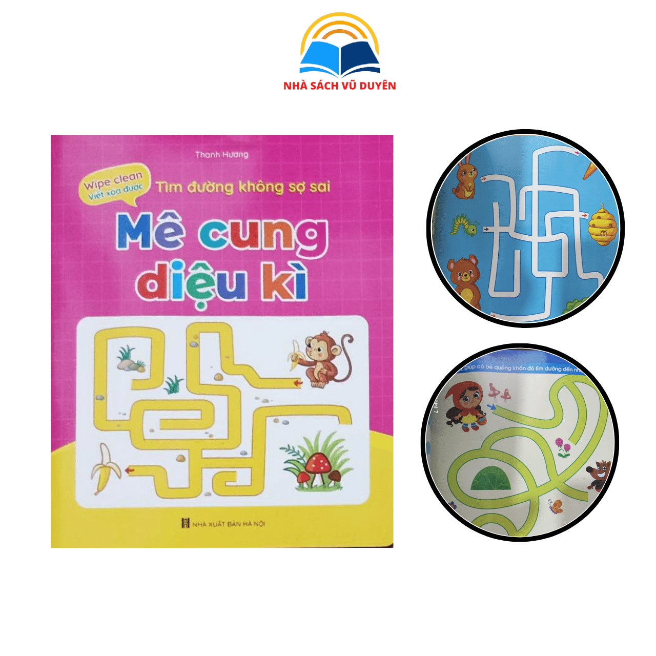Sách Bộ vở luyện viết không sợ sai Wipe clean xóa được , tặng kèm 2 bút lông xóa được
