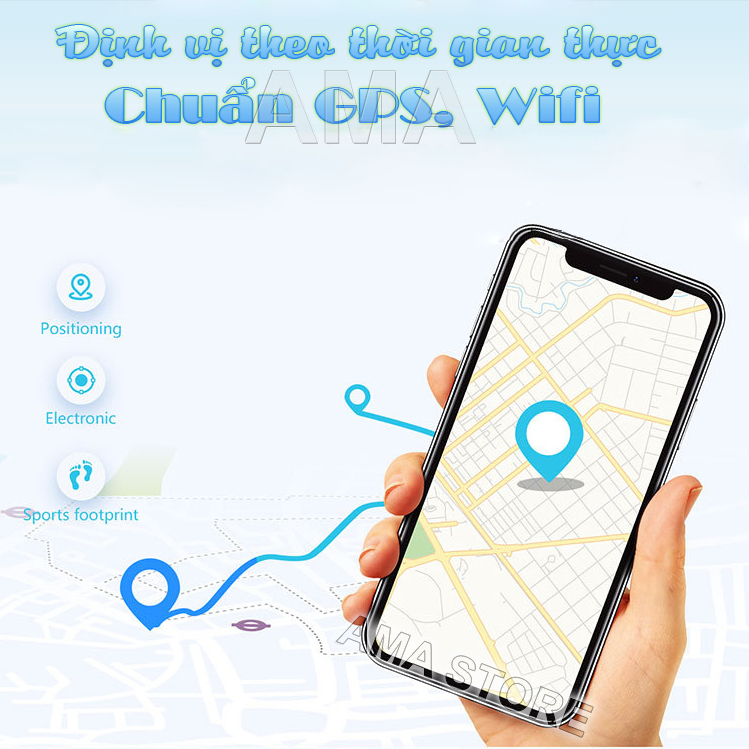 Hình ảnh Đồng Hồ Thông Minh Lắp Sim Định vị Chuẩn GPS WIFI Chống nước IP67 Kiểu dáng Thể thao Cá tính cho Trẻ em 4-13 tuổi Hàng chính hãng