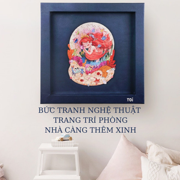 Đồ chơi xếp hình gỗ 74 mảnh - Hành Tinh Nhỏ - chính hãng TOI Little Planet