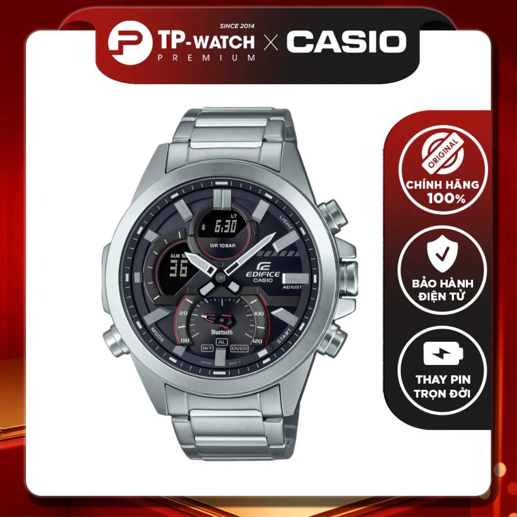Đồng Hồ Nam Dây Thép Casio Edifice ECB-30D-1A Chính Hãng - ECB-30D-1ADF Bluetooth