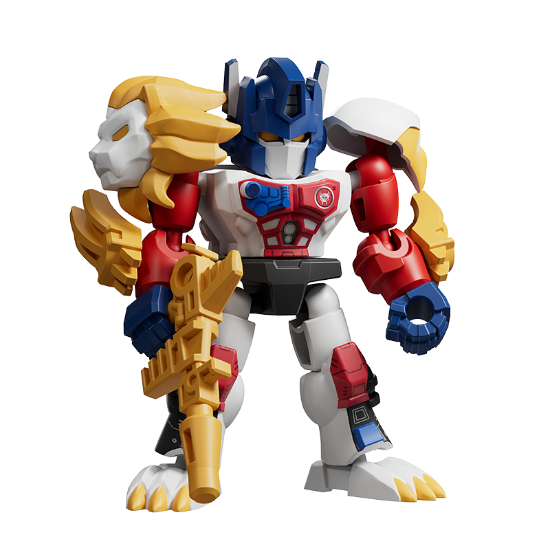 Đồ Chơi Blindbox Lắp Ráp Mô Hình Transformers - Defender Version DV07 - Power Of The Beast - Blokees ET62