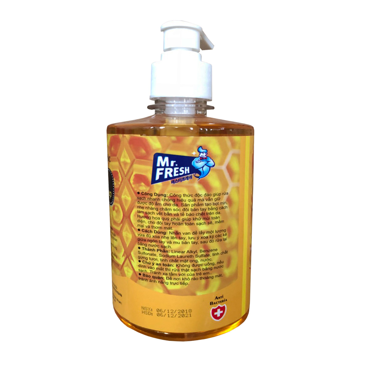 Nước rửa tay Hand Soap Hương Mật ong rừng 500ml/chai