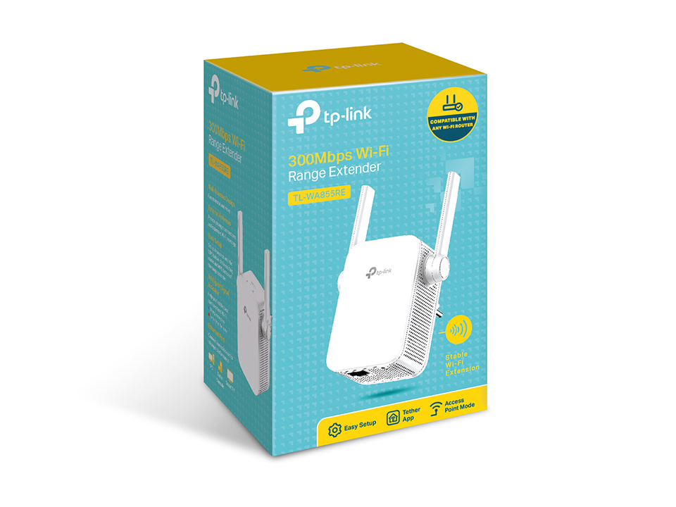 BỘ KÍCH SÓNG WIFI TP-LINK TL-WA855RE TỐC ĐỘ N300MBPS-HÀNG CHÍNH HÃNG