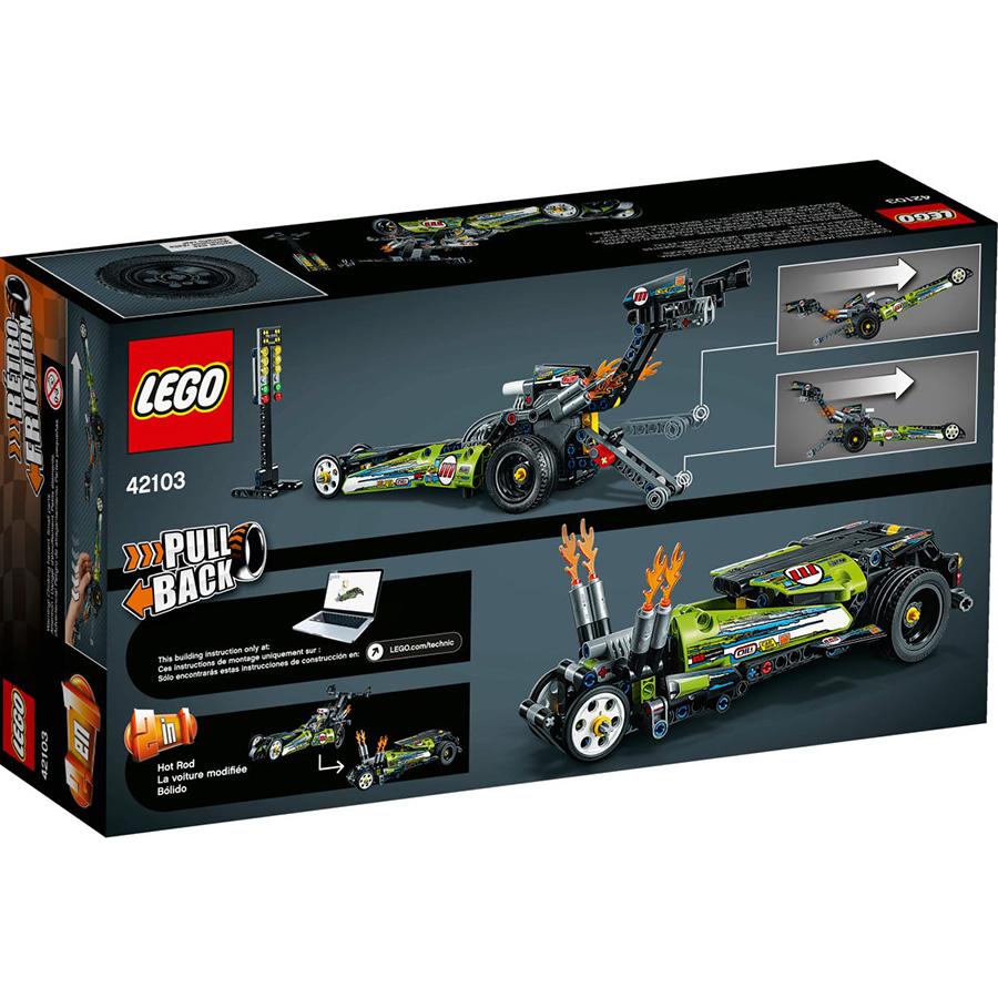 Đồ chơi lắp ghép Lego Technic 42103 - Xe Đua Đường Thẳng