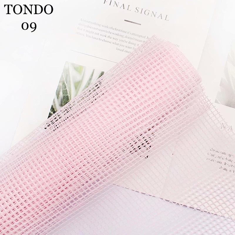Tấm lưới gói hoa Hàn Quốc - lưới hình ô vuông bó hoa