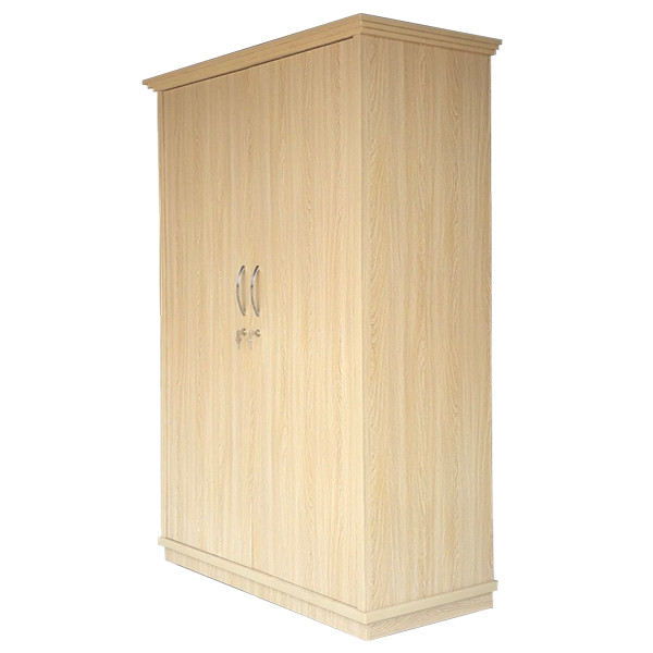 Tủ Áo Gỗ MDF Phủ Melamine 2 Cánh Màu Vân Lim