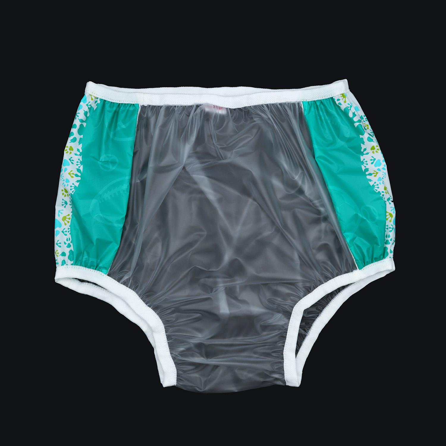 DDLG Miếng Tã Quần Pvc Có Thể Tái Sử Dụng Quần Tã Onesize Nhựa Bikini Quần ABDL Người Lớn Bé Tự Do Mới Quần Lót Xanh Dương Tã
