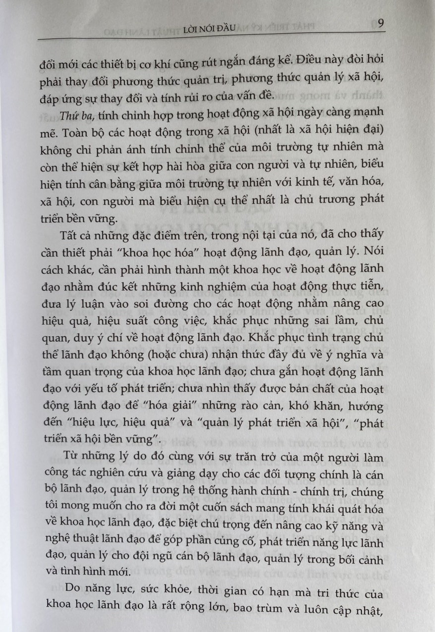 Phát Triển Kỹ Năng và Nghệ Thuật Lãnh Đạo