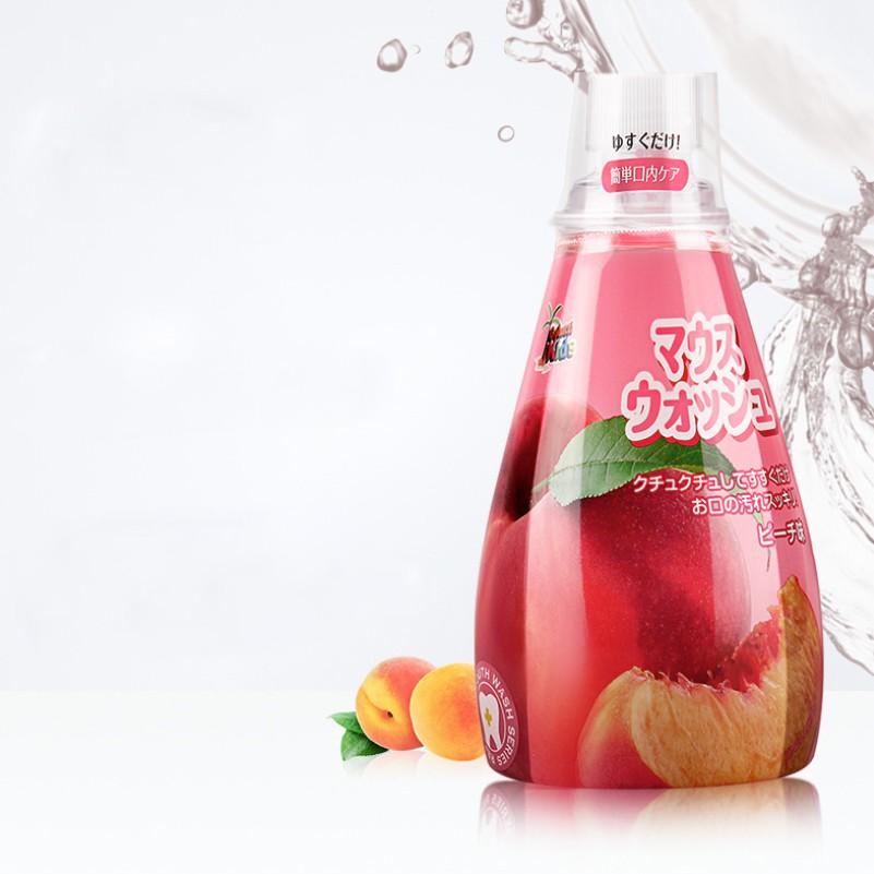 Nước súc miệng trẻ em Diệt khuẩn dịu nhẹ Kid Nhật Bản 340ml