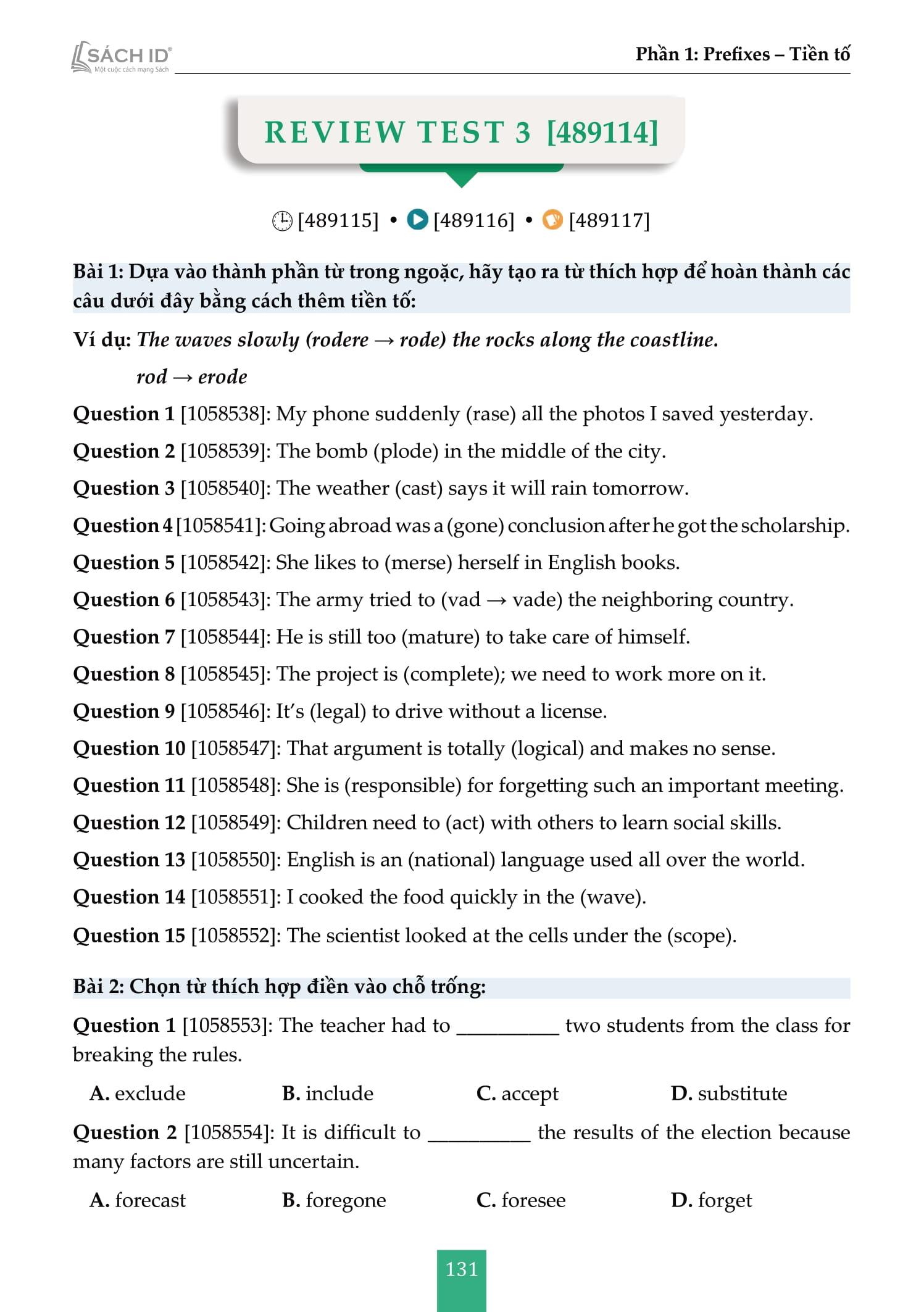 Sách - Tự Học Từ Vựng Tiếng Anh - Word Formation