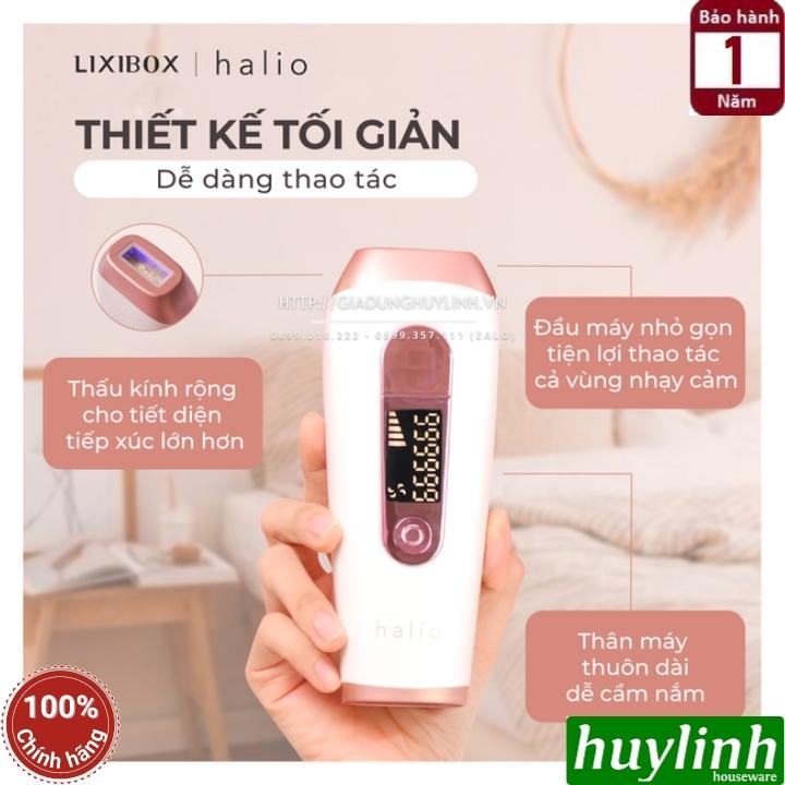 Máy triệt lông cá nhân Halio IPL Hair Removal Device - Tặng quà ngẫu nhiên - Hàng chính hãng