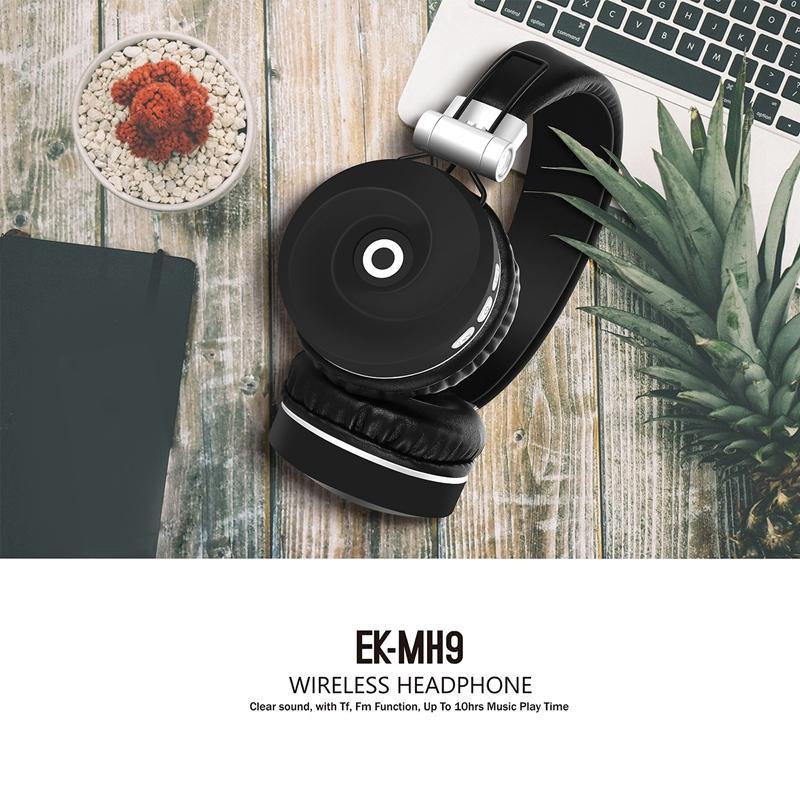 Tai Nghe Không Dây Pulierde MH9 Bluetooth 5.0 Có Thể Gấp Gọn Cho Chơi Game