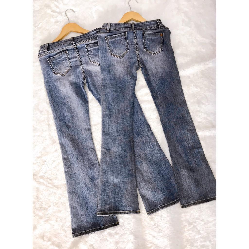 Quần jean ống loe cạp cao tôn dáng - 22CHIC