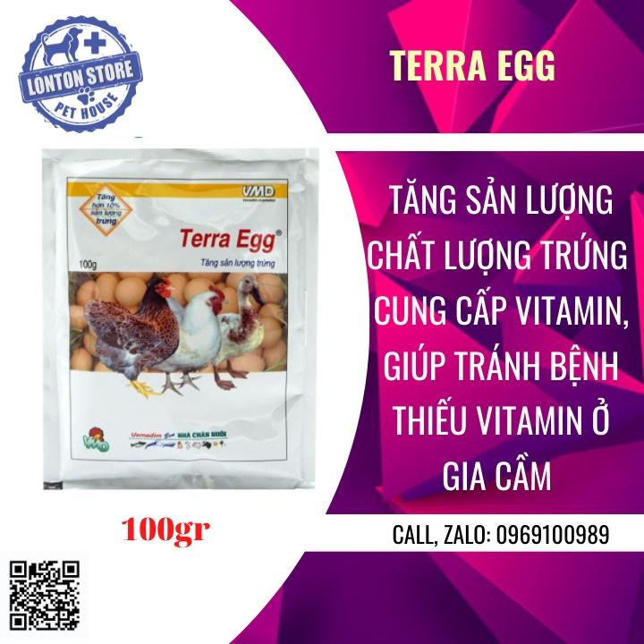 Terra Egg - Tăng sản lượng trứng và chất lượng vỏ trứng cho gia cầm, gói 100gr