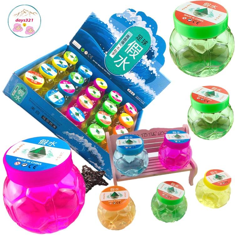 Slime quả bóng đá 7 màu đồ chơi slam chất nhờn ma quái squishy